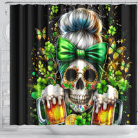 Rose Skull Shower Curtain No Matter How Much I Try To Be Fucking Nice