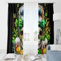 Rose Skull Window Curtain No Matter How Much I Try To Be Fucking Nice - Wonder Print Shop