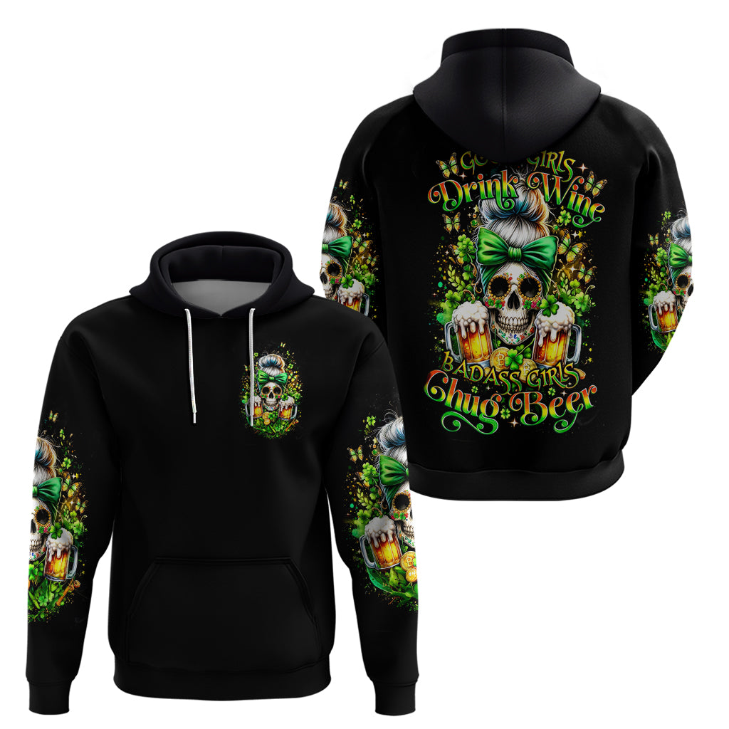 Rose Skull Zip Hoodie No Matter How Much I Try To Be Fucking Nice - Wonder Print Shop