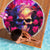 Rose Skull Beach Blanket No Matter How Much I Try To Be Fucking Nice - Wonder Print Shop