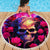 Rose Skull Beach Blanket No Matter How Much I Try To Be Fucking Nice - Wonder Print Shop