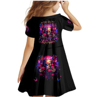 Rose Skull Family Matching Mermaid Dress and Hawaiian Shirt No Matter How Much I Try To Be Fucking Nice - Wonder Print Shop