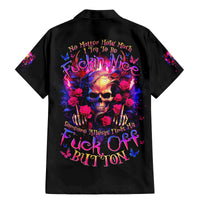 Rose Skull Family Matching Mermaid Dress and Hawaiian Shirt No Matter How Much I Try To Be Fucking Nice - Wonder Print Shop