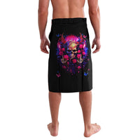 Rose Skull Lavalava No Matter How Much I Try To Be Fucking Nice - Wonder Print Shop