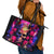Rose Skull Leather Tote Bag No Matter How Much I Try To Be Fucking Nice - Wonder Print Shop