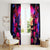 Rose Skull Window Curtain No Matter How Much I Try To Be Fucking Nice - Wonder Print Shop