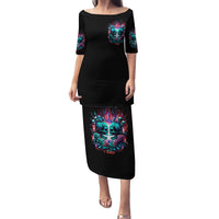 Twin Skull Family Matching Puletasi and Hawaiian Shirt Don't Try Figure Me out I'm A Special Kind Of Twisted - Wonder Print Shop