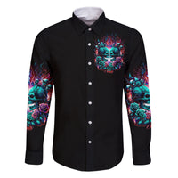 Twin Skull Family Matching Tank Maxi Dress and Hawaiian Shirt Don't Try Figure Me out I'm A Special Kind Of Twisted - Wonder Print Shop