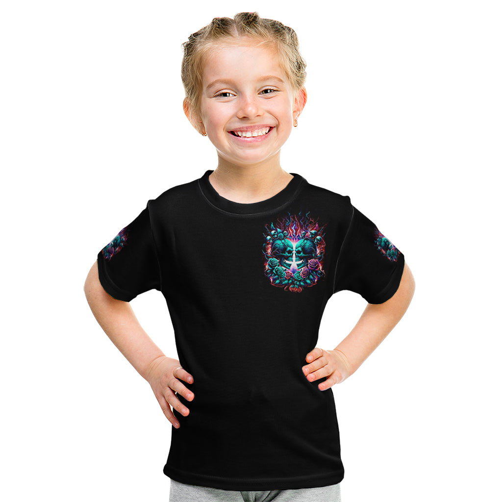 Twin Skull Kid T Shirt Don't Try Figure Me out I'm A Special Kind Of Twisted - Wonder Print Shop