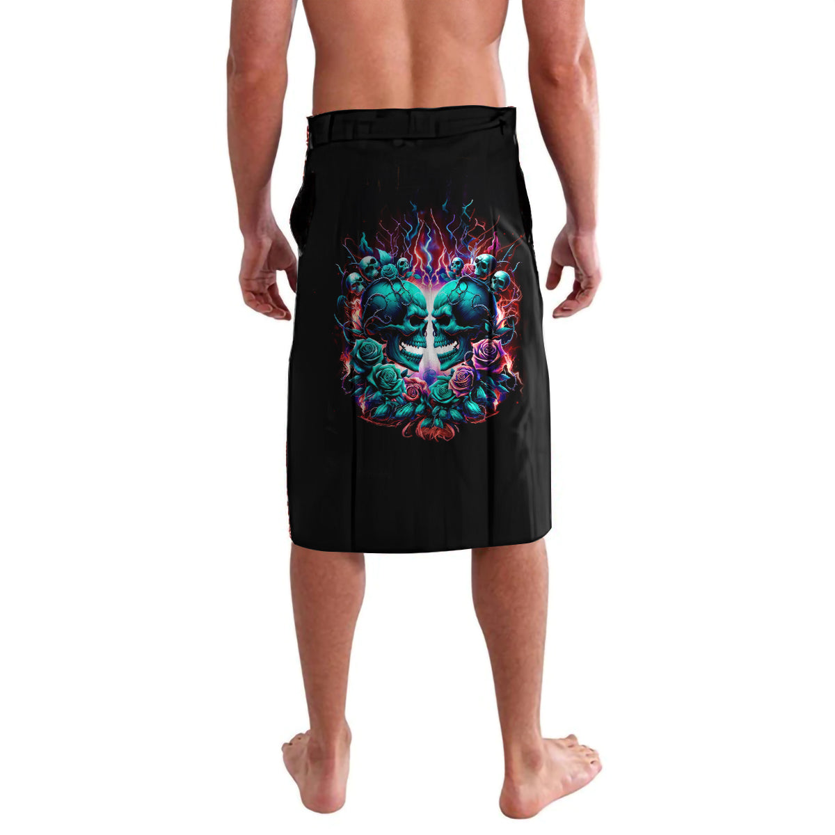 Twin Skull Lavalava Don't Try Figure Me out I'm A Special Kind Of Twisted - Wonder Print Shop