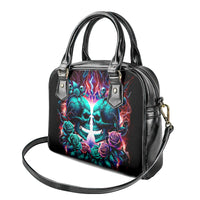 Twin Skull Shoulder Handbag Don't Try Figure Me out I'm A Special Kind Of Twisted