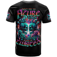 Twin Skull T Shirt Don't Try Figure Me out I'm A Special Kind Of Twisted - Wonder Print Shop