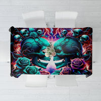Twin Skull Tablecloth Don't Try Figure Me out I'm A Special Kind Of Twisted - Wonder Print Shop