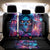Flame Skull Back Car Seat Cover While You Are Talking Behind My Back Freel Free To Bend Down And Kiss My Ass - Wonder Print Shop