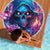 Flame Skull Beach Blanket While You Are Talking Behind My Back Freel Free To Bend Down And Kiss My Ass - Wonder Print Shop