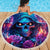 Flame Skull Beach Blanket While You Are Talking Behind My Back Freel Free To Bend Down And Kiss My Ass - Wonder Print Shop
