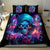 Flame Skull Bedding Set While You Are Talking Behind My Back Freel Free To Bend Down And Kiss My Ass - Wonder Print Shop
