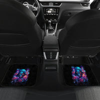 Flame Skull Car Mats While You Are Talking Behind My Back Freel Free To Bend Down And Kiss My Ass - Wonder Print Shop