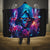 Flame Skull Hooded Blanket While You Are Talking Behind My Back Freel Free To Bend Down And Kiss My Ass