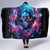 Flame Skull Hooded Blanket While You Are Talking Behind My Back Freel Free To Bend Down And Kiss My Ass