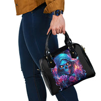 Flame Skull Shoulder Handbag While You Are Talking Behind My Back Freel Free To Bend Down And Kiss My Ass