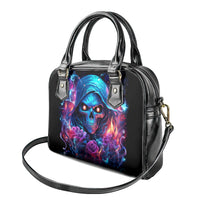 Flame Skull Shoulder Handbag While You Are Talking Behind My Back Freel Free To Bend Down And Kiss My Ass