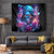 Flame Skull Tapestry While You Are Talking Behind My Back Freel Free To Bend Down And Kiss My Ass - Wonder Print Shop