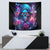Flame Skull Tapestry While You Are Talking Behind My Back Freel Free To Bend Down And Kiss My Ass - Wonder Print Shop