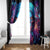 Flame Skull Window Curtain While You Are Talking Behind My Back Freel Free To Bend Down And Kiss My Ass - Wonder Print Shop