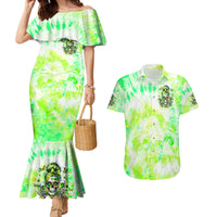 Irish Skull Couples Matching Mermaid Dress and Hawaiian Shirt Drink Up Bitch - Wonder Print Shop