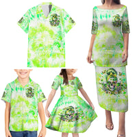 Irish Skull Family Matching Puletasi and Hawaiian Shirt Drink Up Bitch - Wonder Print Shop