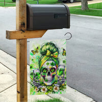 Irish Skull Garden Flag Drink Up Bitch - Wonder Print Shop