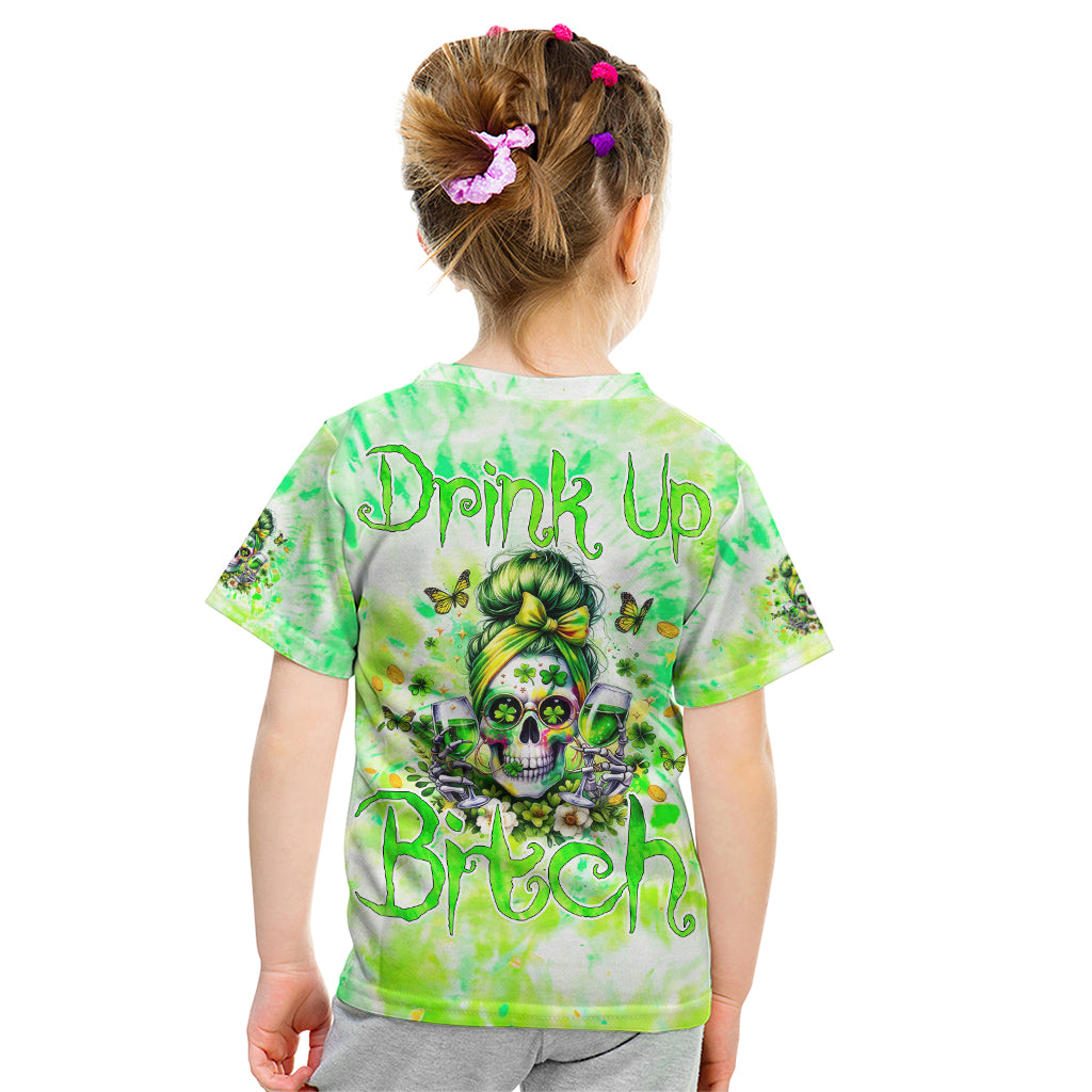 Irish Skull Kid T Shirt Drink Up Bitch - Wonder Print Shop