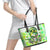 Irish Skull Leather Tote Bag Drink Up Bitch - Wonder Print Shop
