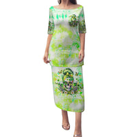 Irish Skull Puletasi Drink Up Bitch - Wonder Print Shop