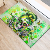 Irish Skull Rubber Doormat Drink Up Bitch - Wonder Print Shop