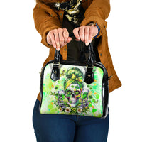 Irish Skull Shoulder Handbag Drink Up Bitch