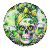 Irish Skull Spare Tire Cover Drink Up Bitch - Wonder Print Shop