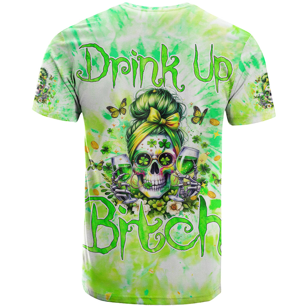 Irish Skull T Shirt Drink Up Bitch - Wonder Print Shop