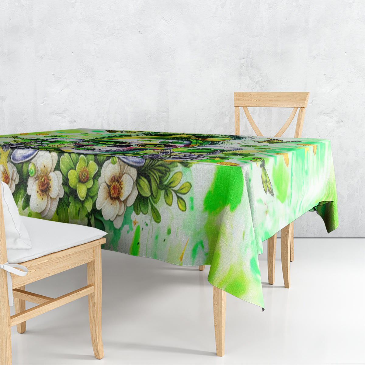 Irish Skull Tablecloth Drink Up Bitch - Wonder Print Shop