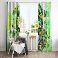 Irish Skull Window Curtain Drink Up Bitch - Wonder Print Shop