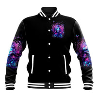 Lady Skull Baseball Jacket I'm Not Anti Social I'm Just Not User Friendly - Wonder Print Shop