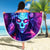 Lady Skull Beach Blanket I'm Not Anti Social I'm Just Not User Friendly - Wonder Print Shop