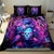 Lady Skull Bedding Set I'm Not Anti Social I'm Just Not User Friendly - Wonder Print Shop