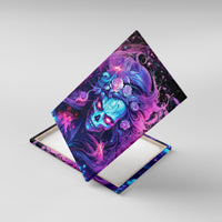 Lady Skull Canvas Wall Art I'm Not Anti Social I'm Just Not User Friendly - Wonder Print Shop