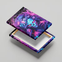 Lady Skull Canvas Wall Art I'm Not Anti Social I'm Just Not User Friendly - Wonder Print Shop