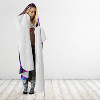 Lady Skull Hooded Blanket I'm Not Anti Social I'm Just Not User Friendly