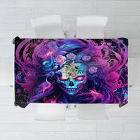 Lady Skull Tablecloth I'm Not Anti Social I'm Just Not User Friendly - Wonder Print Shop