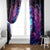 Lady Skull Window Curtain I'm Not Anti Social I'm Just Not User Friendly - Wonder Print Shop