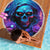 Flame Skull Beach Blanket Its Not How Crazy I Am But How Much I enjoy It That Makes Me Dangeous - Wonder Print Shop
